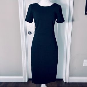 Boden Kaia Black Short Sleeve Dress - Size 6R